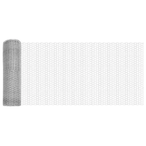  Hexagon kerítés Ezüst 0,5 x 50 m Horganyzott acél