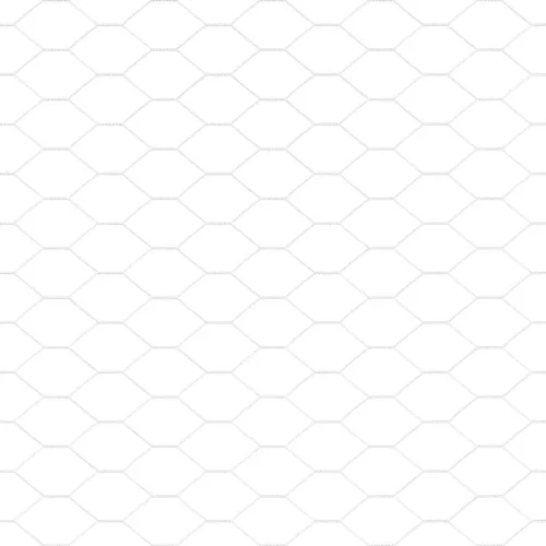  Hexagon kerítés Ezüst 0,5 x 50 m Horganyzott acél