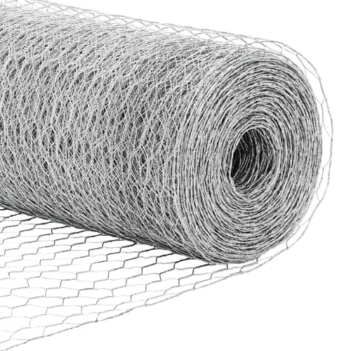  Hexagon kerítés Ezüst 0,5 x 50 m Horganyzott acél