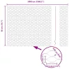  Hexagon kerítés Ezüst 0,5 x 50 m Horganyzott acél