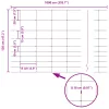  Mezőkerítés 1.2x10 m Horganyzott acél
