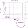  Mezőkerítés 1.2x25 m Horganyzott acél