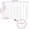  Mezökerítés 1.6x25 m Galvanizált Acél