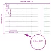  Mezőkerítés 1.2x50 m Galvanizált acél