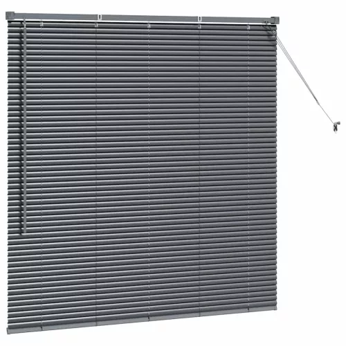  Ablak Roló függönyökkel Egyéb Sötétszürke 130 x 130 cm Alumínium