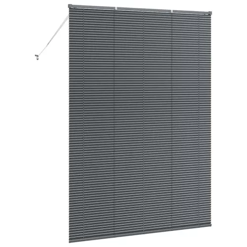 Ablak Roló függönyökkel Egyéb Sötétszürke 160 x 220 cm Alumínium