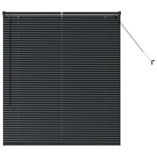  Ablak Roló függönyökkel Egyéb Fekete 110 x 130 cm Alumínium