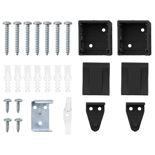  Ablak Roló függönyökkel Egyéb Fekete 110 x 130 cm Alumínium