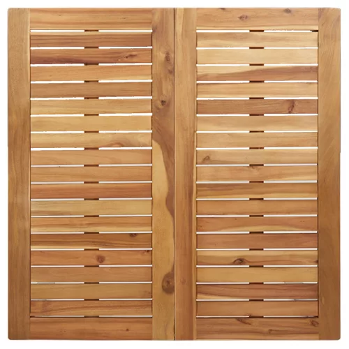  kültéri étkezőasztal 90x90x74.5 cm tömör akácfából