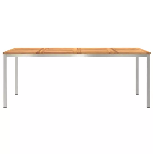  kültéri étkezőasztal 200x90x74,5 cm Tömör akácfából