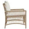  Kerti Szék Párnákkal Bézs 60x70x78 cm Poli Rattan
