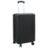  Összecsukható Bőrönd Kemény Héjú 20'' Fekete 34x23x55.5 cm ABS