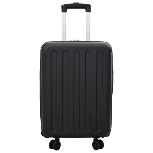  Összecsukható Bőrönd Kemény Héjú 20'' Fekete 34x23x55.5 cm ABS