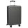 Összecsukható Bőrönd Kemény Héj 24'' Sötétszürke 43x27x66 cm