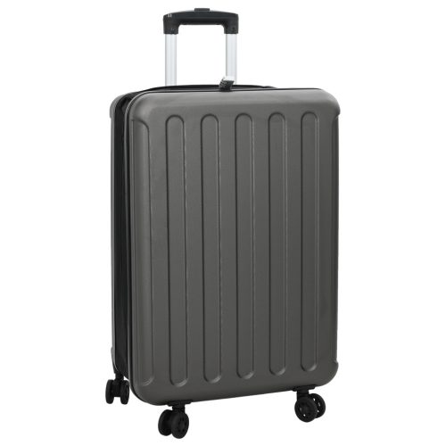  Összecsukható Bőrönd Kemény Héj 24'' Sötétszürke 43x27x66 cm