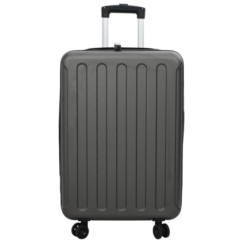  Összecsukható Bőrönd Kemény Héj 24'' Sötétszürke 43x27x66 cm