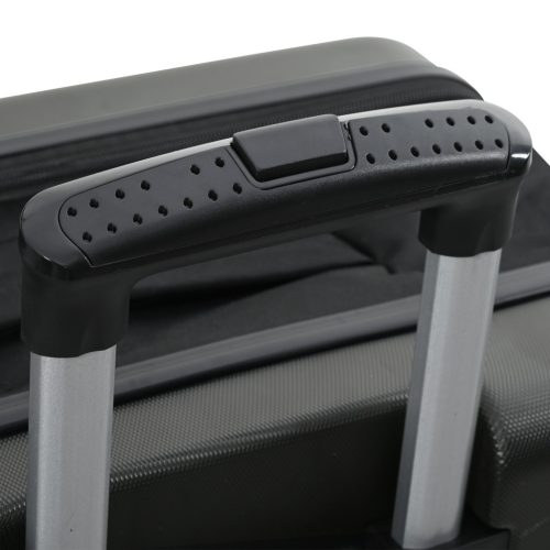  Összecsukható Bőrönd Kemény Héj 24'' Sötétszürke 43x27x66 cm