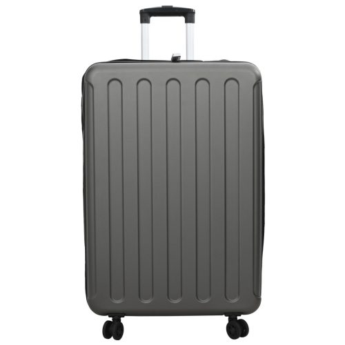  Összecsukható bőrönd Keményhéjú 28'' Sötétszürke 50x30x76 cm ABS