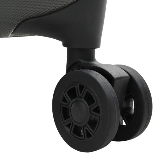  Összecsukható bőrönd Keményhéjú 28'' Sötétszürke 50x30x76 cm ABS