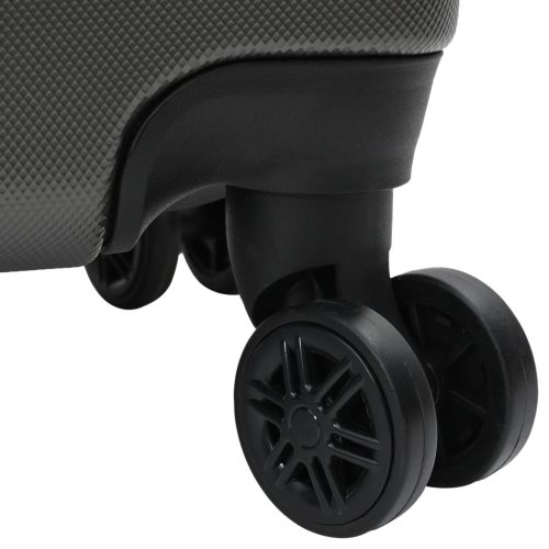  3 db kemény héjú bőrönd Sötétszürke 20'' 24'' 28'' ABS