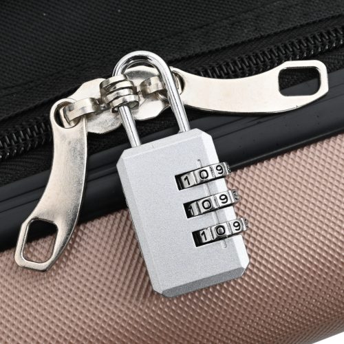  Összecsukható Kemény Héjú Bőrönd 24'' Rózsaszín Arany 43x27x66 cm ABS