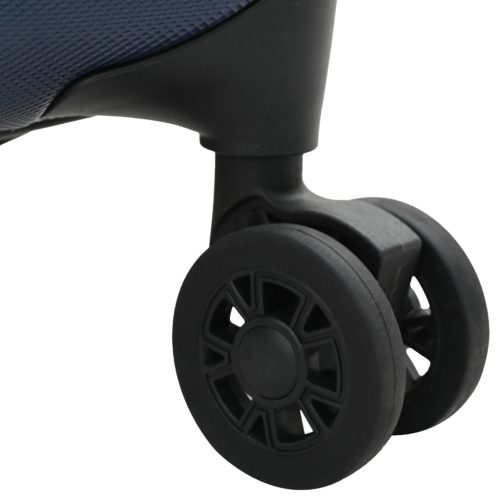  Összecsukható Kemény Héjú Bőrönd 24'' Sötétkék 43x27x66 cm ABS