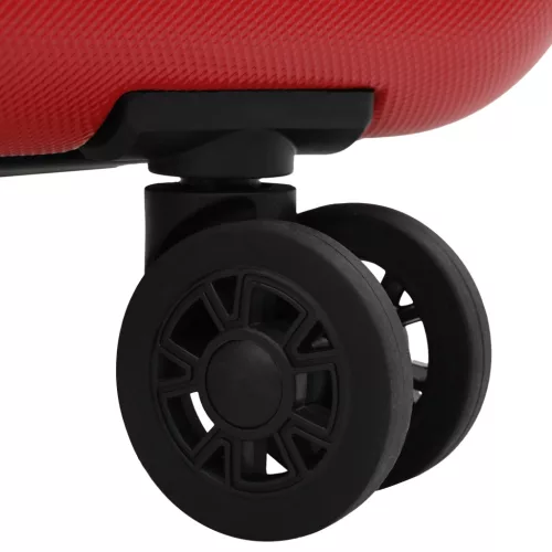  Összecsukható Bőrönd Kemény Héj 24'' Piros 43x27x66 cm ABS