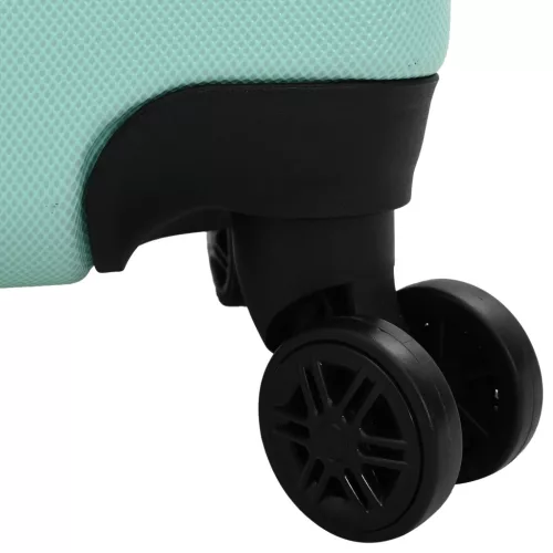  Bőrönd Készlet 3 db Kemény Héjú Mentazöld 20” 24” 28” ABS