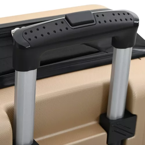  Összecsukható Bőrönd Kemény Héj 24 Champagne 43x27x66 cm ABS"