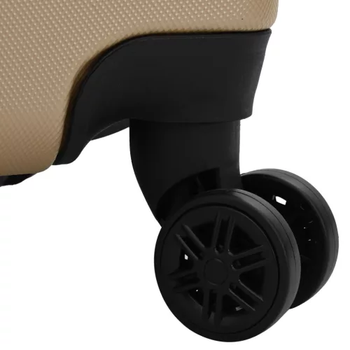  Bőrönd szett 3 db Kemény héjú Pezsgő 20'' 24'' 28'' ABS