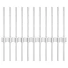  Kerítésoszlop 11 pcs Ezüst 40 cm Acél