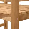  pad Barna 120 x 53,5 x 85 cm Tömör tíkfa