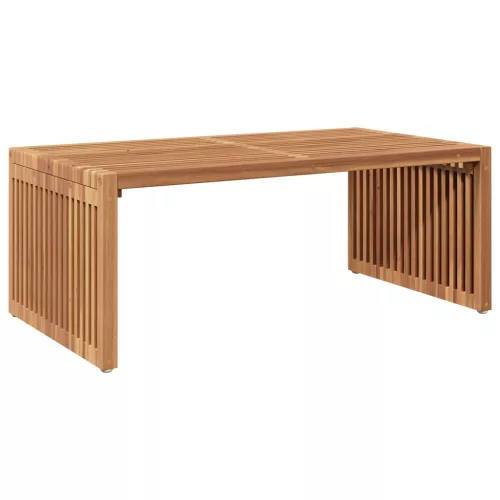  Kert Oldalasztal 90x49.7x36 cm Tömör Fa Teak