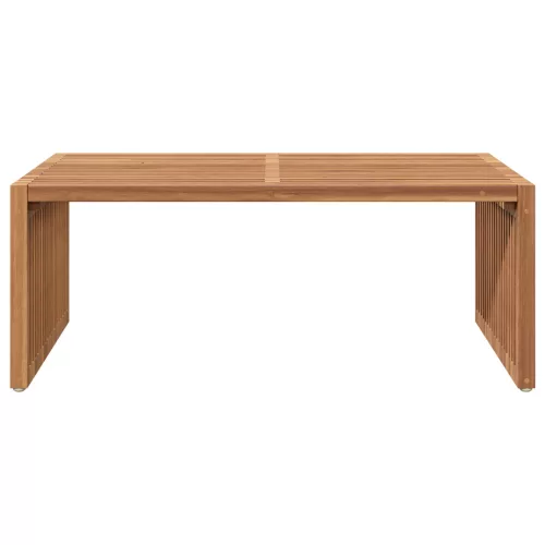  Kert Oldalasztal 90x49.7x36 cm Tömör Fa Teak