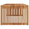  Kert Oldalasztal 90x49.7x36 cm Tömör Fa Teak