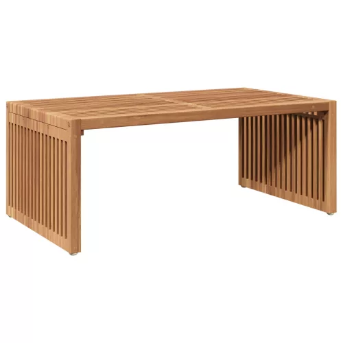  Kert Oldalasztal 90x49.7x36 cm Tömör Fa Teak