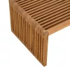  Kert Oldalasztal 90x49.7x36 cm Tömör Fa Teak