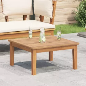  Kerti Asztal 60x60x30 cm Tömbfa Teak