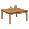  Kerti Asztal 60x60x30 cm Tömbfa Teak
