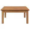  Kerti Asztal 60x60x30 cm Tömbfa Teak