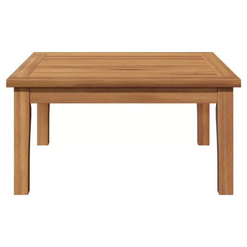  Kerti Asztal 60x60x30 cm Tömbfa Teak