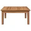  Kerti Asztal 60x60x30 cm Tömbfa Teak