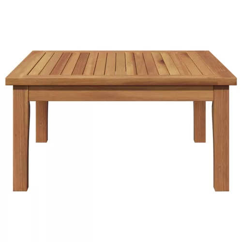  Kerti Asztal 60x60x30 cm Tömbfa Teak