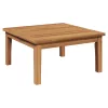  Kerti Asztal 60x60x30 cm Tömbfa Teak