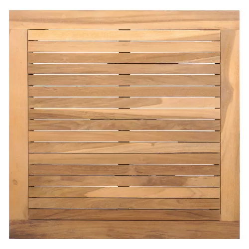  Kerti Asztal 60x60x30 cm Tömbfa Teak