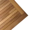  Kerti Asztal 60x60x30 cm Tömbfa Teak