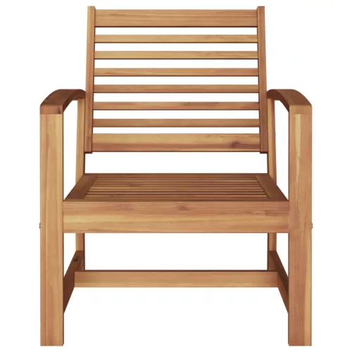 Kerti székek 2 pcs Barna 60 x 65 x 76.5 cm Tömör tíkfa