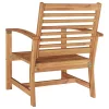  Kerti székek 2 pcs Barna 60 x 65 x 76.5 cm Tömör tíkfa
