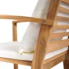  Kerti pad Barna 110 x 64 x 76.5 cm Tömör tíkfa