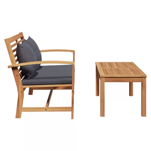 Kerti pad Barna 110 x 64 x 76.5 cm Tömör tíkfa